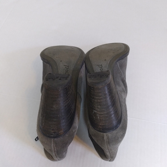 Amazon.com: Paul Green Womens Wicked Boot Black Crinkled  Paul Green Gray Leather Zip Up Heeled Ankle Boots Size 6.5